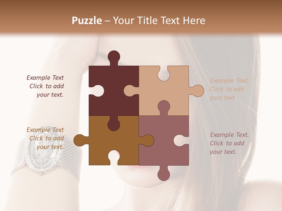 Red Stylish Hand PowerPoint Template