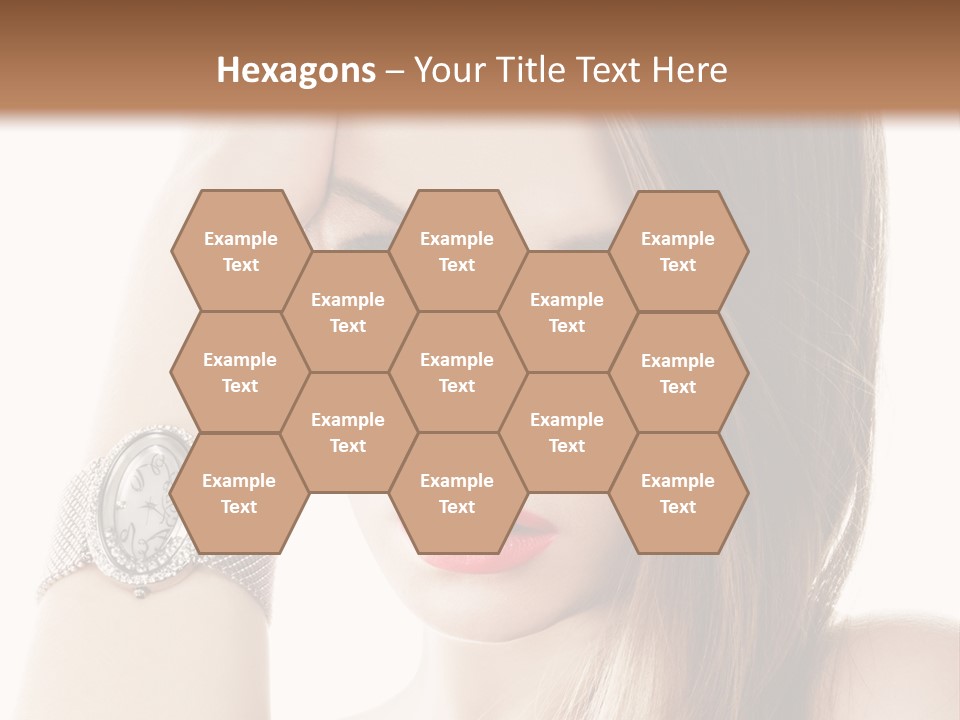 Red Stylish Hand PowerPoint Template