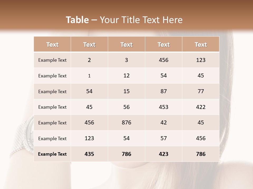 Red Stylish Hand PowerPoint Template