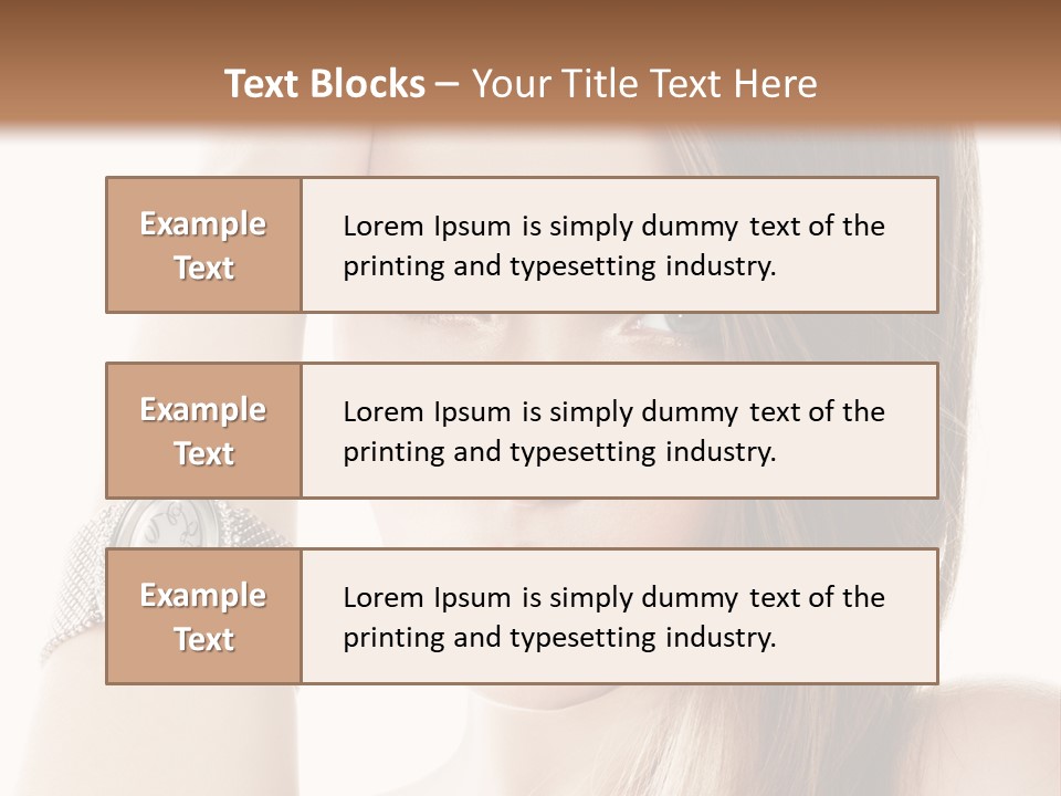 Red Stylish Hand PowerPoint Template