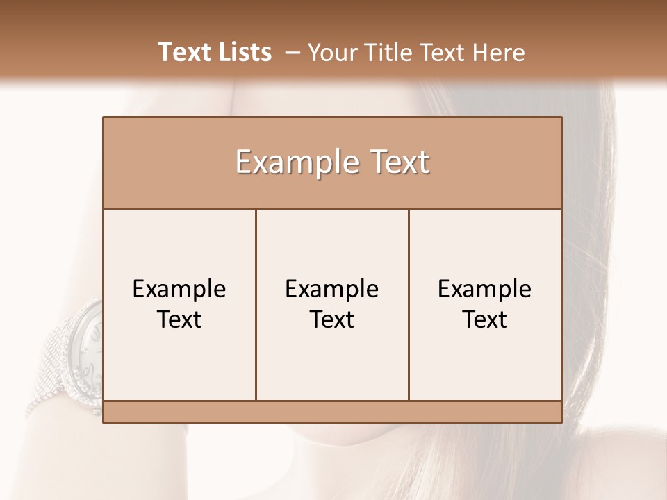 Red Stylish Hand PowerPoint Template