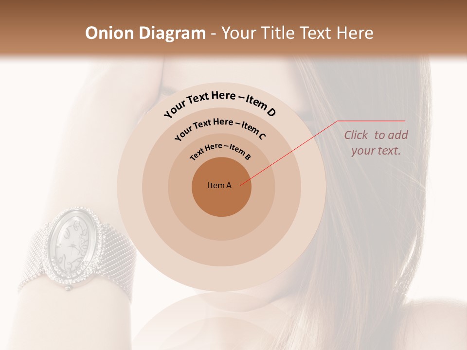 Red Stylish Hand PowerPoint Template