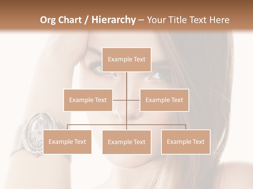 Red Stylish Hand PowerPoint Template