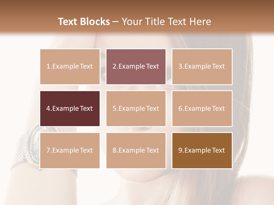 Red Stylish Hand PowerPoint Template