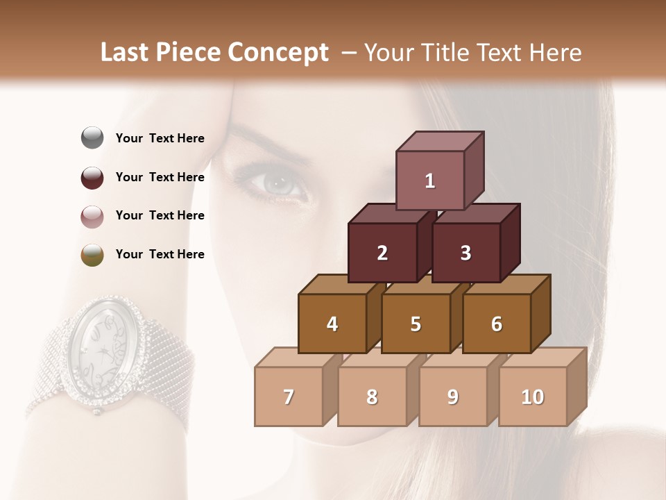 Red Stylish Hand PowerPoint Template