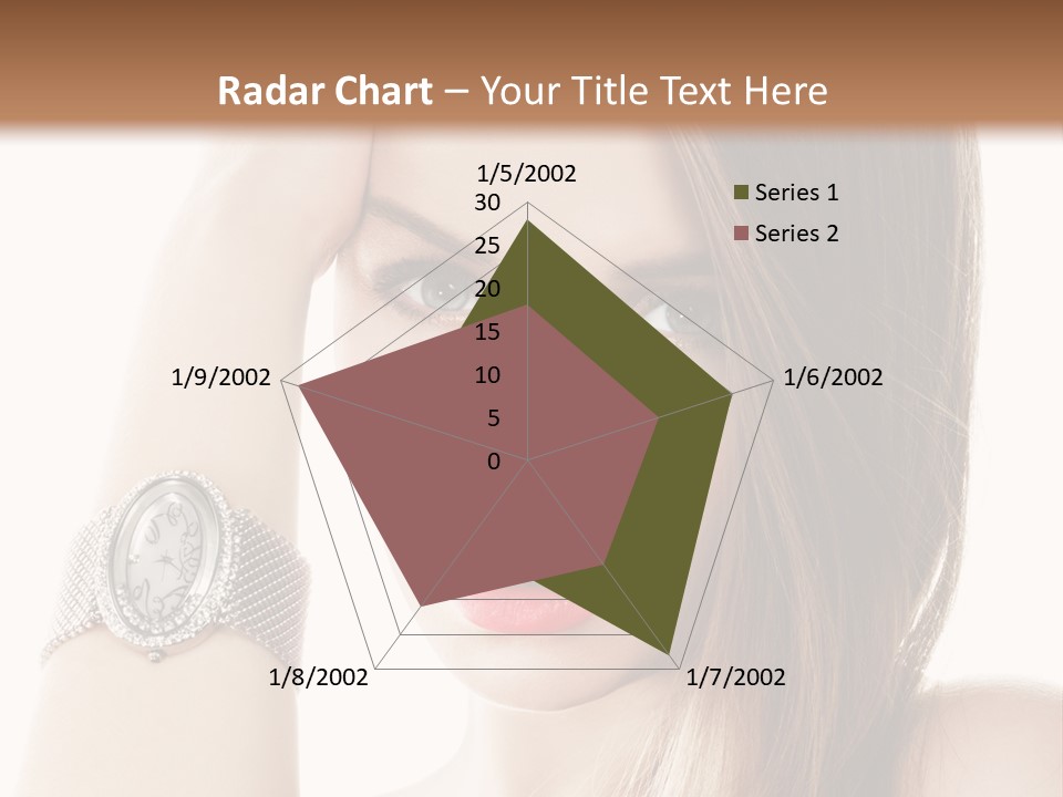 Red Stylish Hand PowerPoint Template