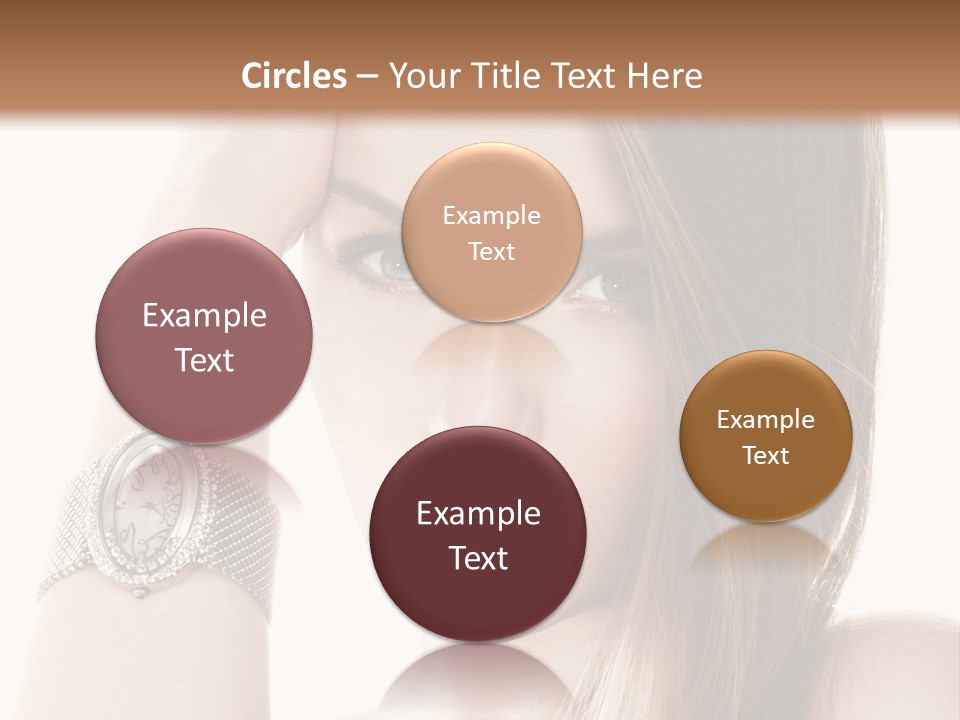 Red Stylish Hand PowerPoint Template