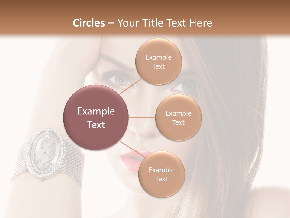 Red Stylish Hand PowerPoint Template