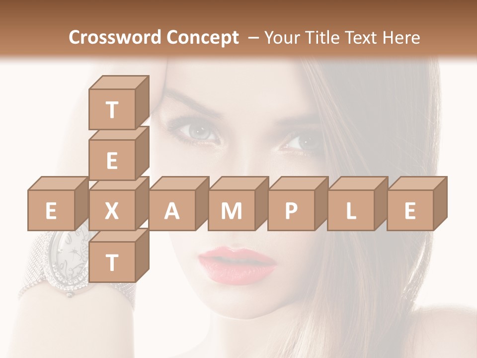 Red Stylish Hand PowerPoint Template