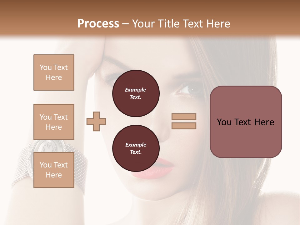 Red Stylish Hand PowerPoint Template