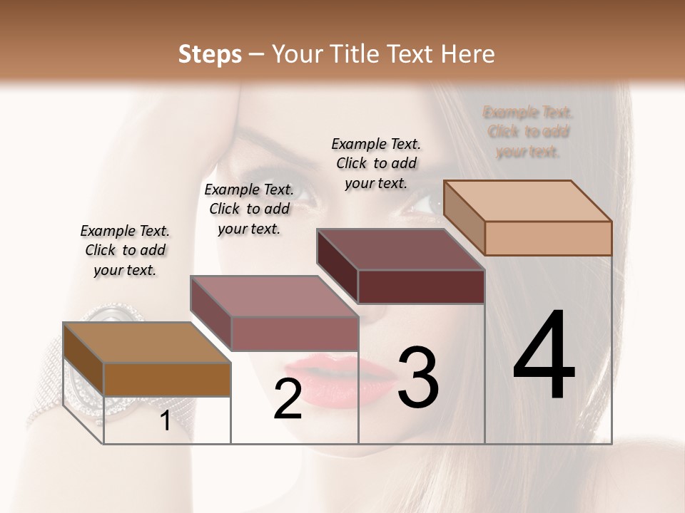 Red Stylish Hand PowerPoint Template
