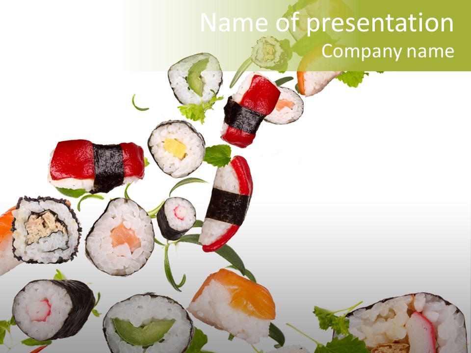 Trendy Gourmet Prepared PowerPoint Template