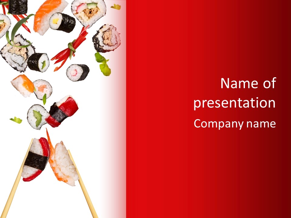 Healthy Color Snack PowerPoint Template