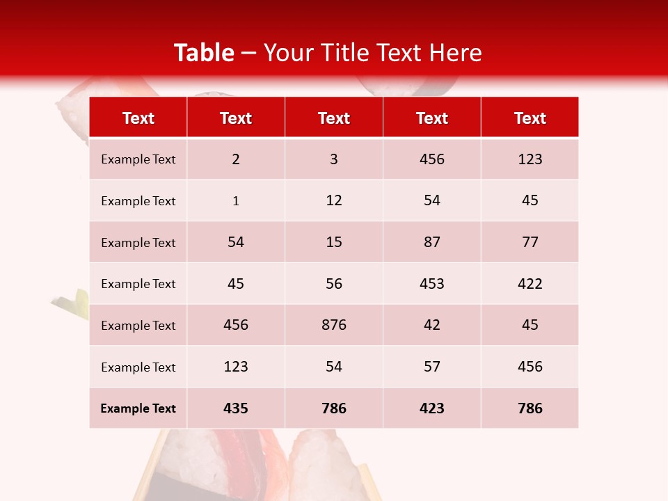 Healthy Color Snack PowerPoint Template