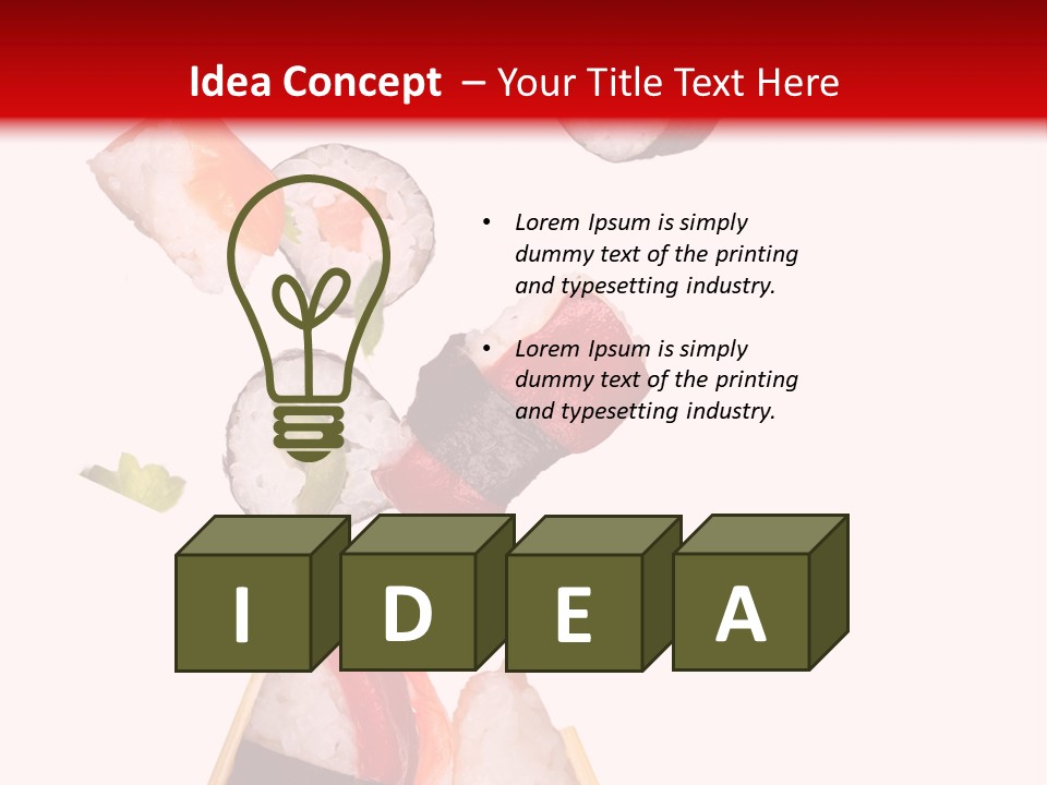 Healthy Color Snack PowerPoint Template