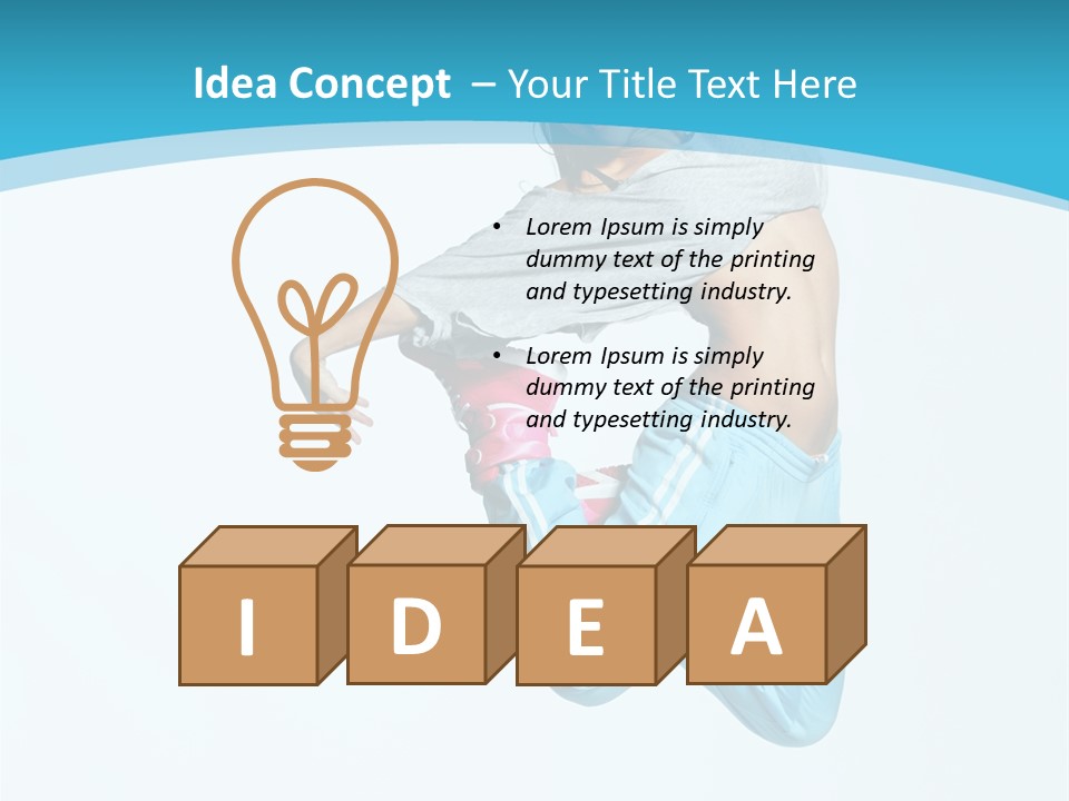 Young Grace Teenager PowerPoint Template