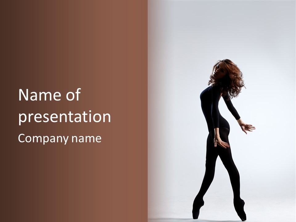 Dancer Action Attractive PowerPoint Template