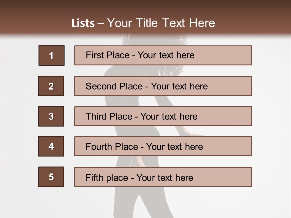 Dancer Action Attractive PowerPoint Template