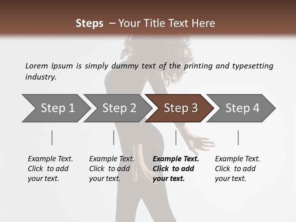 Dancer Action Attractive PowerPoint Template
