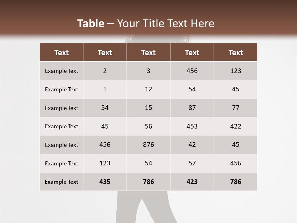 Dancer Action Attractive PowerPoint Template