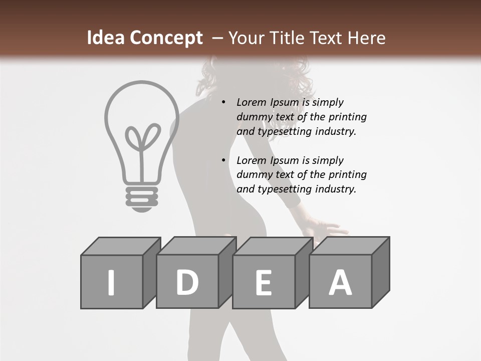 Dancer Action Attractive PowerPoint Template