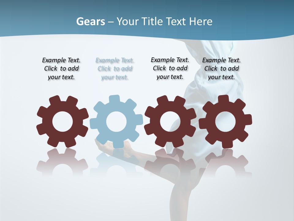 Teenager Behavior Stretching PowerPoint Template