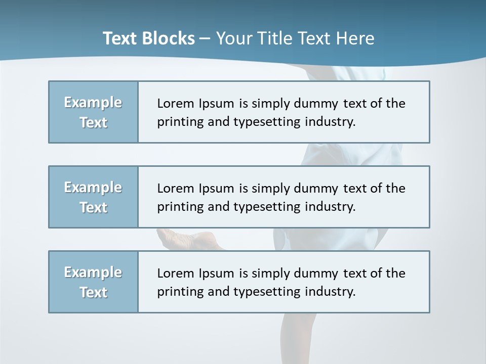 Teenager Behavior Stretching PowerPoint Template