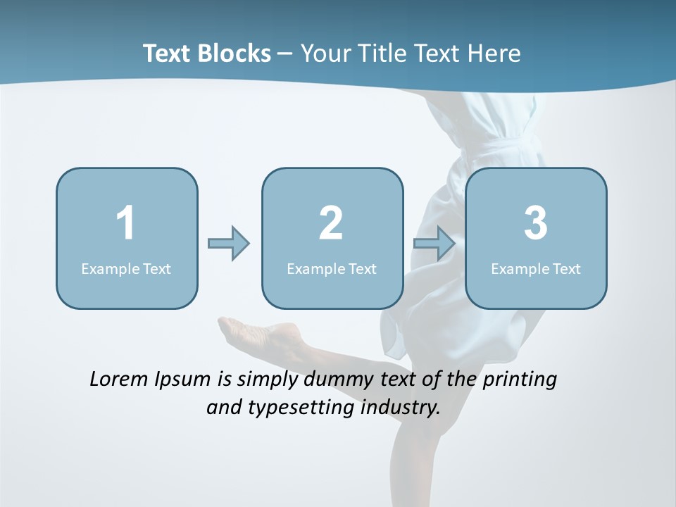 Teenager Behavior Stretching PowerPoint Template
