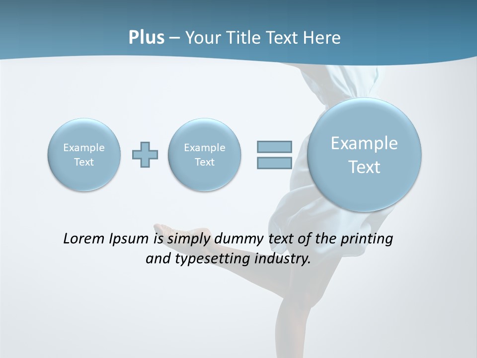 Teenager Behavior Stretching PowerPoint Template