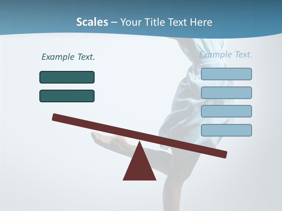 Teenager Behavior Stretching PowerPoint Template