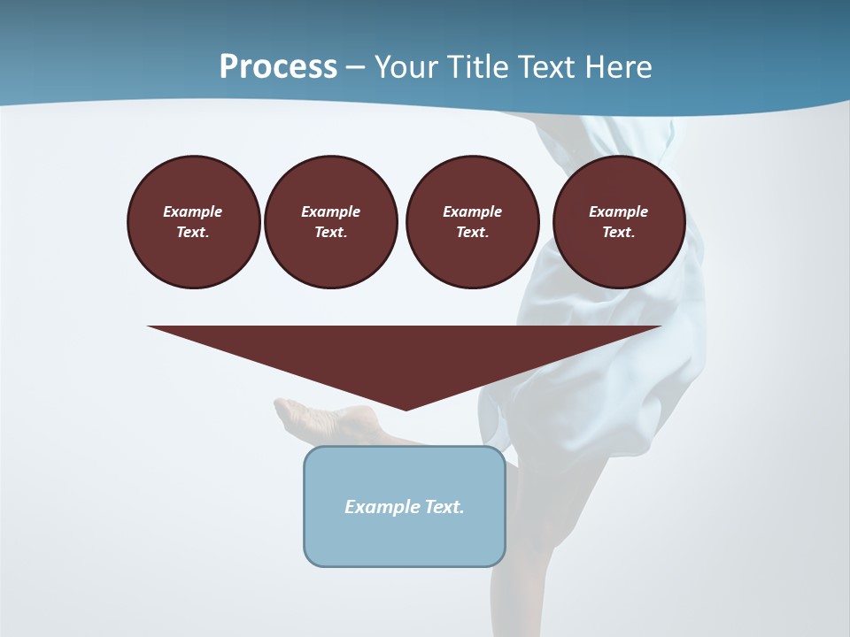 Teenager Behavior Stretching PowerPoint Template