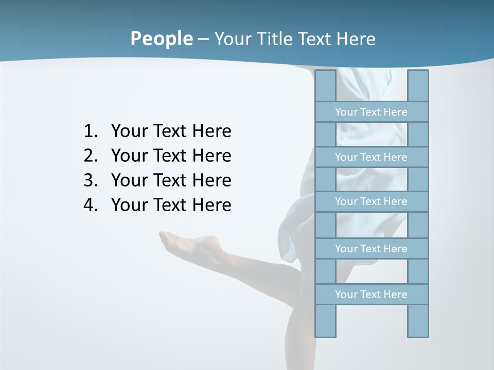 Teenager Behavior Stretching PowerPoint Template