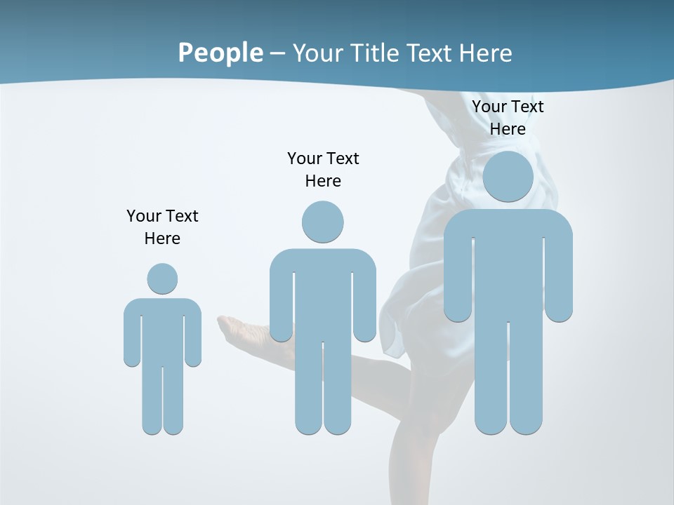 Teenager Behavior Stretching PowerPoint Template