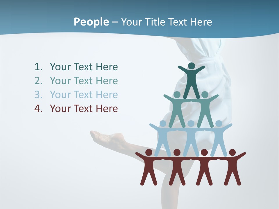 Teenager Behavior Stretching PowerPoint Template