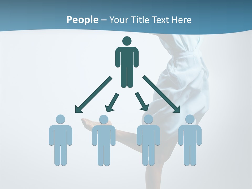 Teenager Behavior Stretching PowerPoint Template