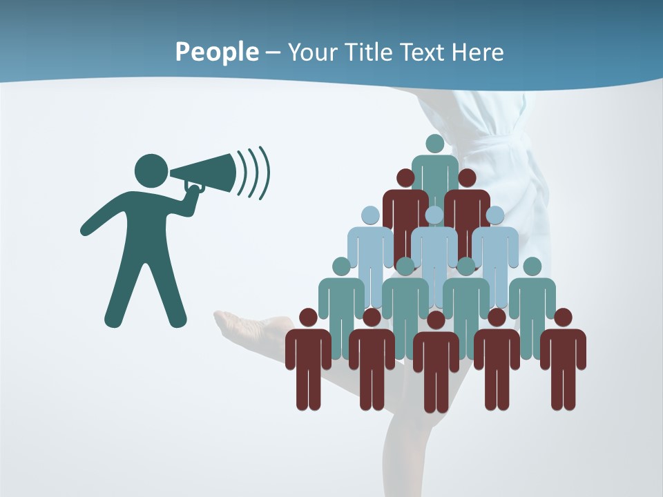 Teenager Behavior Stretching PowerPoint Template