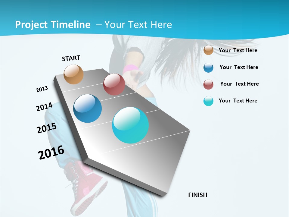 Aerobics Behavior Happiness PowerPoint Template