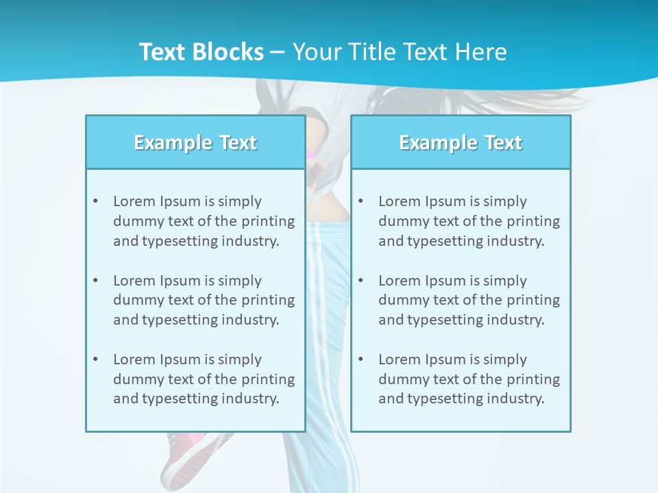 Aerobics Behavior Happiness PowerPoint Template