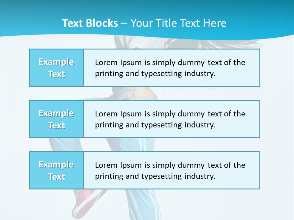 Aerobics Behavior Happiness PowerPoint Template
