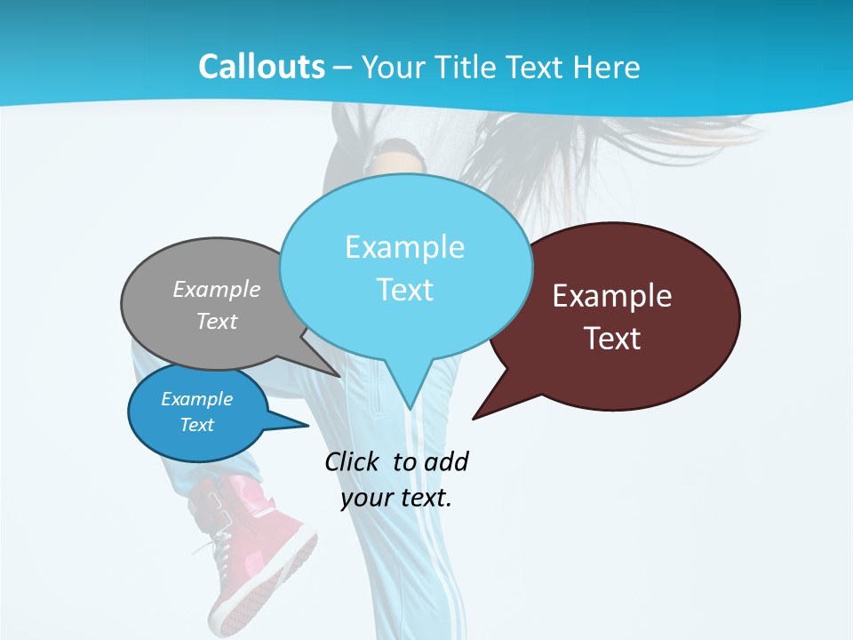 Aerobics Behavior Happiness PowerPoint Template