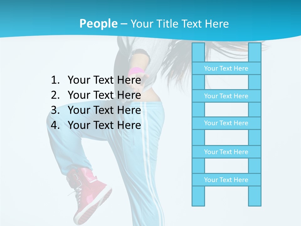 Aerobics Behavior Happiness PowerPoint Template