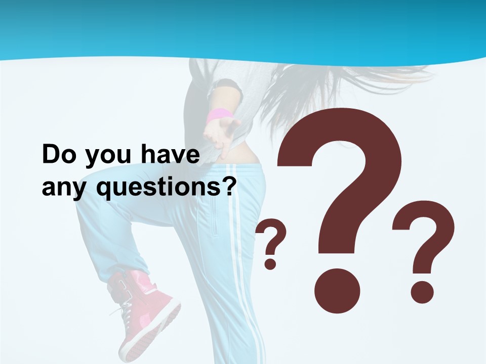 Aerobics Behavior Happiness PowerPoint Template