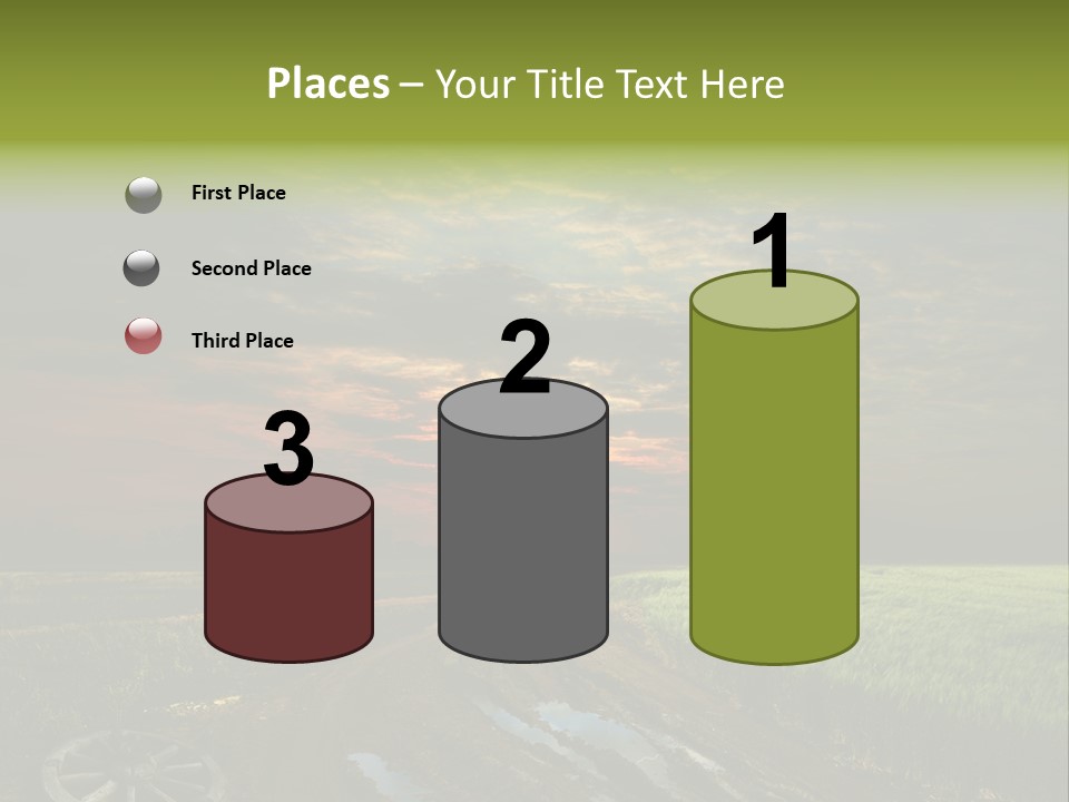 Track Weather Horizon PowerPoint Template