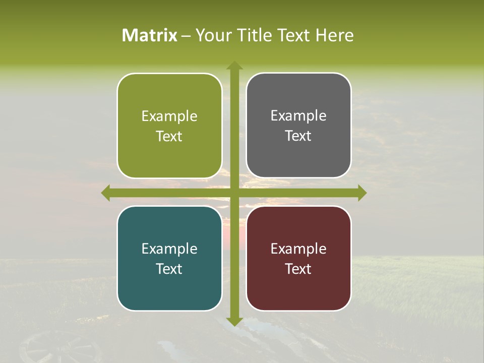 Track Weather Horizon PowerPoint Template