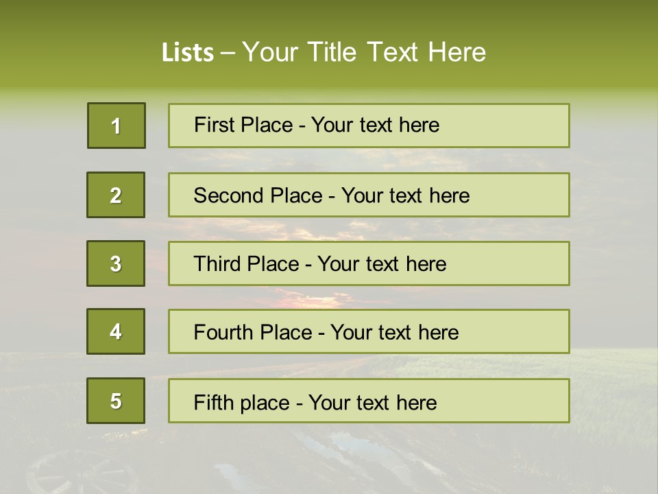 Track Weather Horizon PowerPoint Template