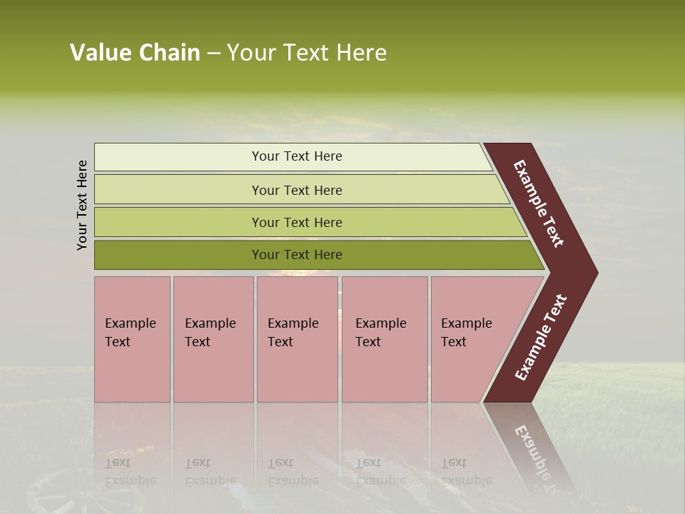 Track Weather Horizon PowerPoint Template