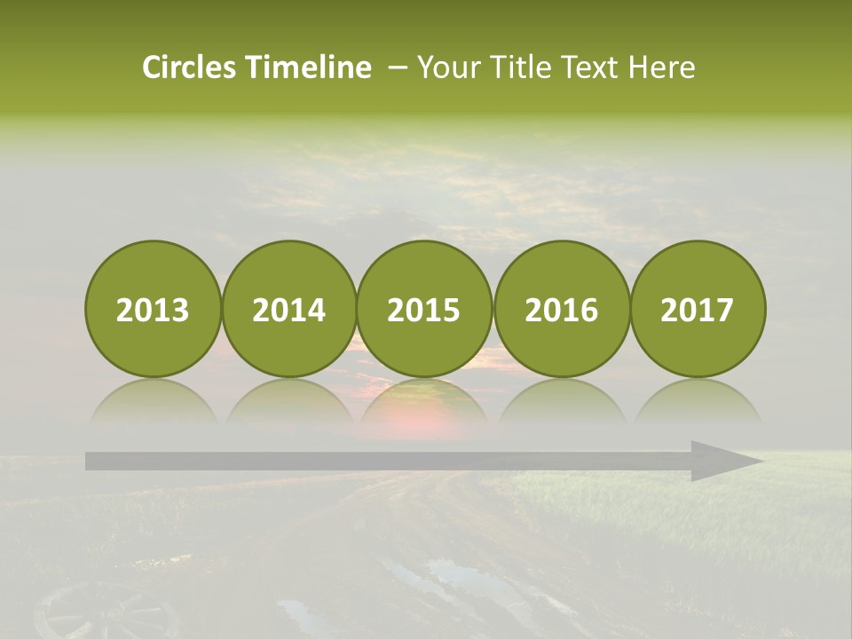 Track Weather Horizon PowerPoint Template