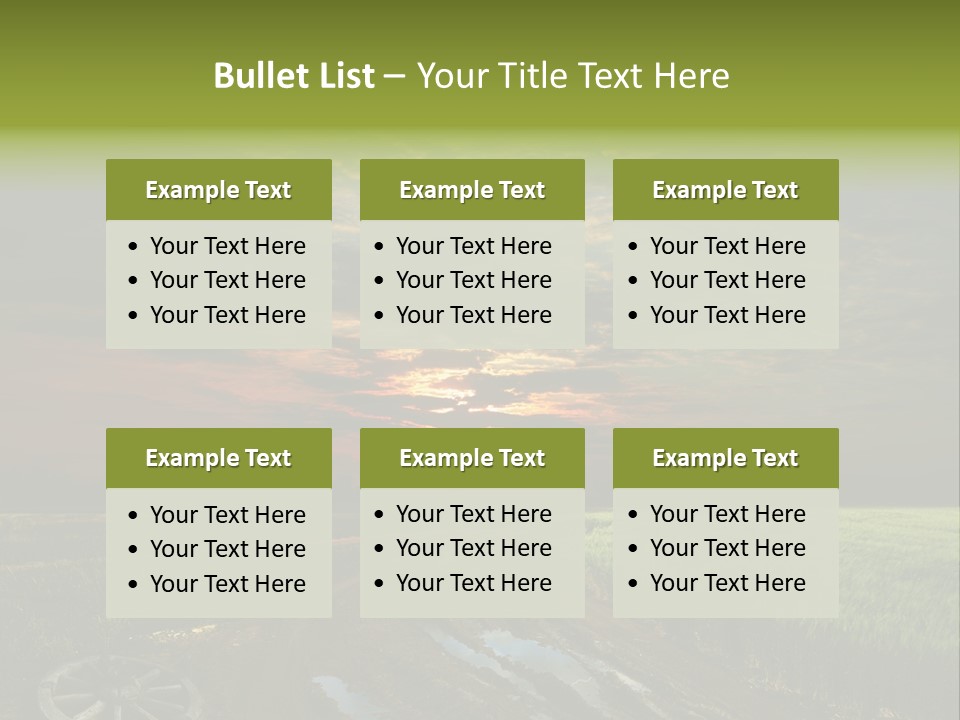 Track Weather Horizon PowerPoint Template