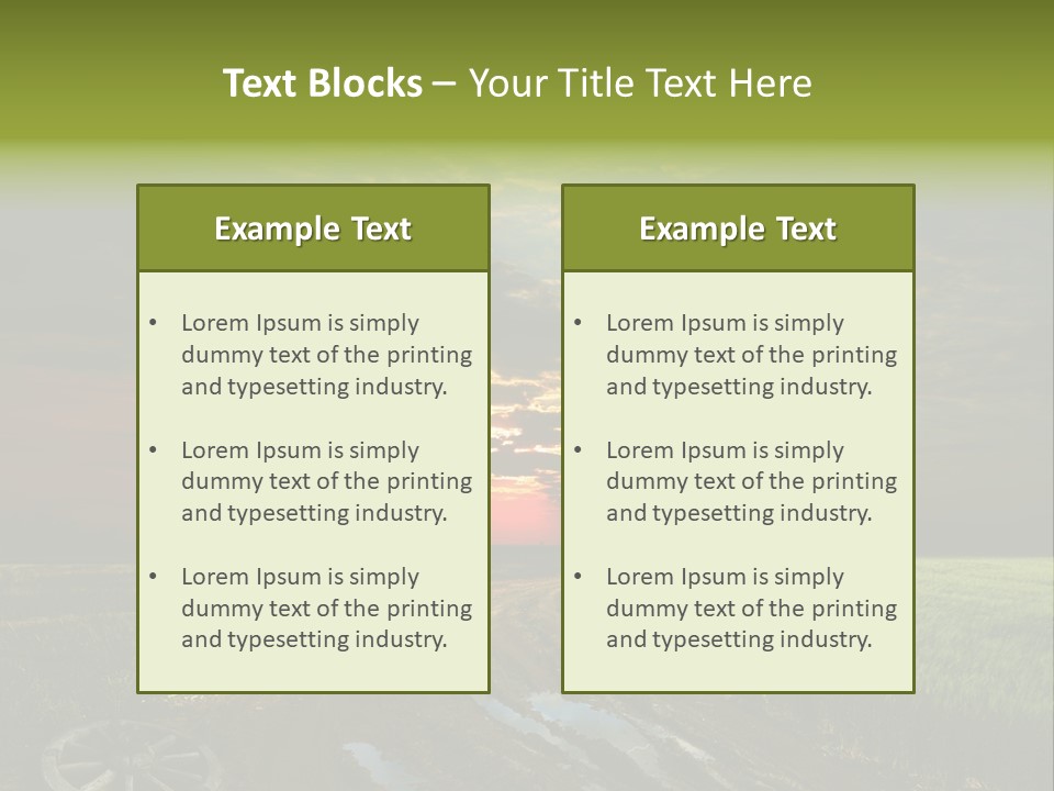 Track Weather Horizon PowerPoint Template