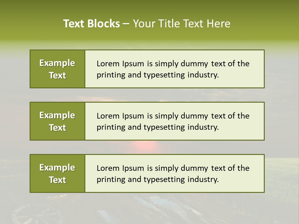 Track Weather Horizon PowerPoint Template